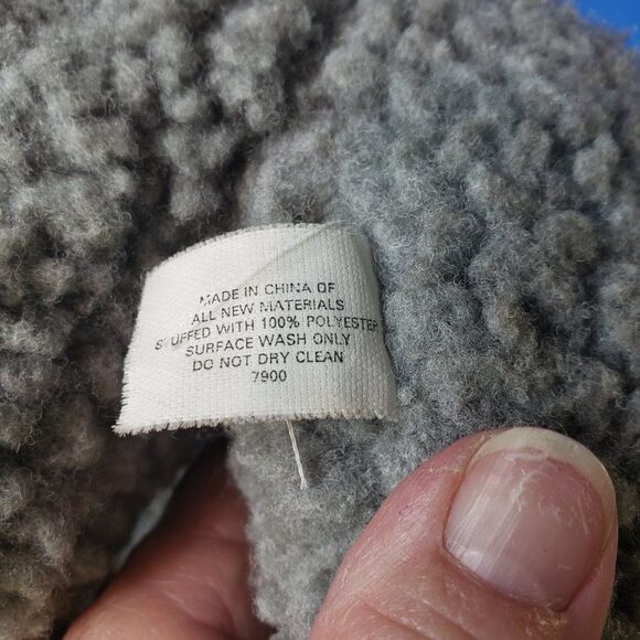 Cool Vintage 90s Tonka Pooch Patrol Gray Poodle Bitsy Plush Dog Stuffed Animal - Picture 7 of 11